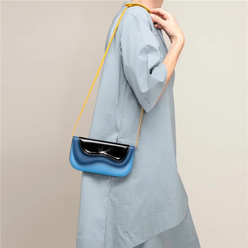 Saravéa Turkish Wave Shoulder Bag – Irregular Multi-Layer Elegance