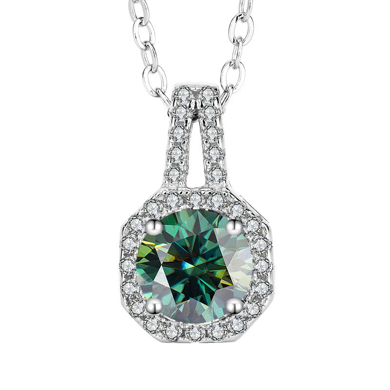 SARAVÉA Featherline Moissanite Necklace
