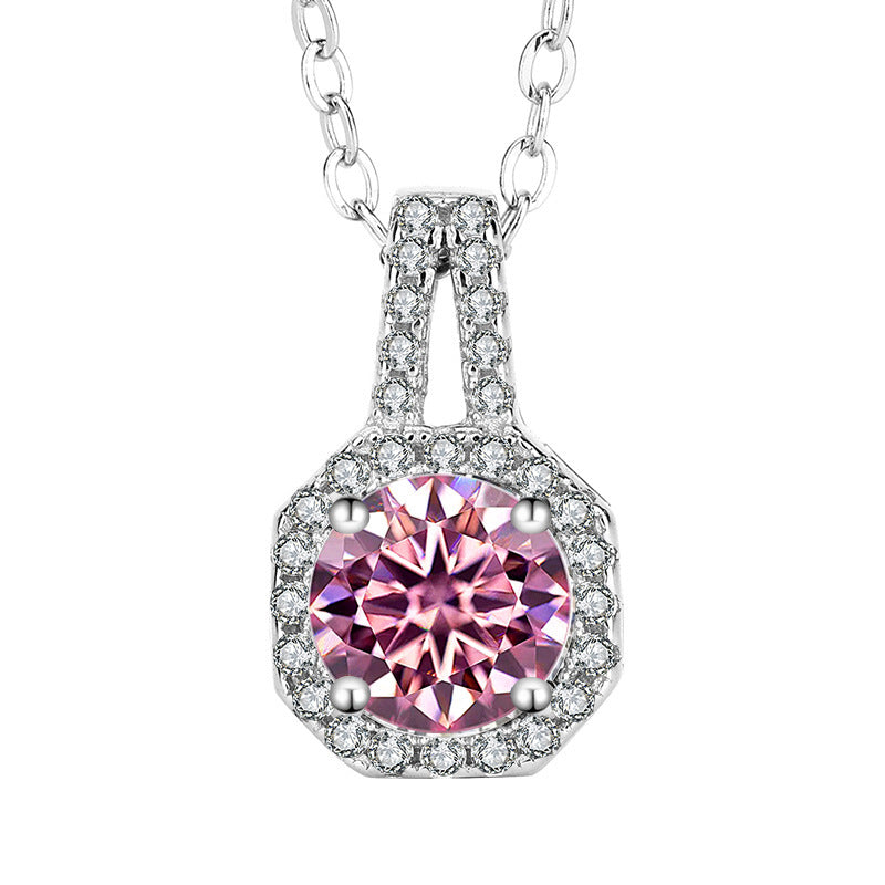 SARAVÉA Featherline Moissanite Necklace