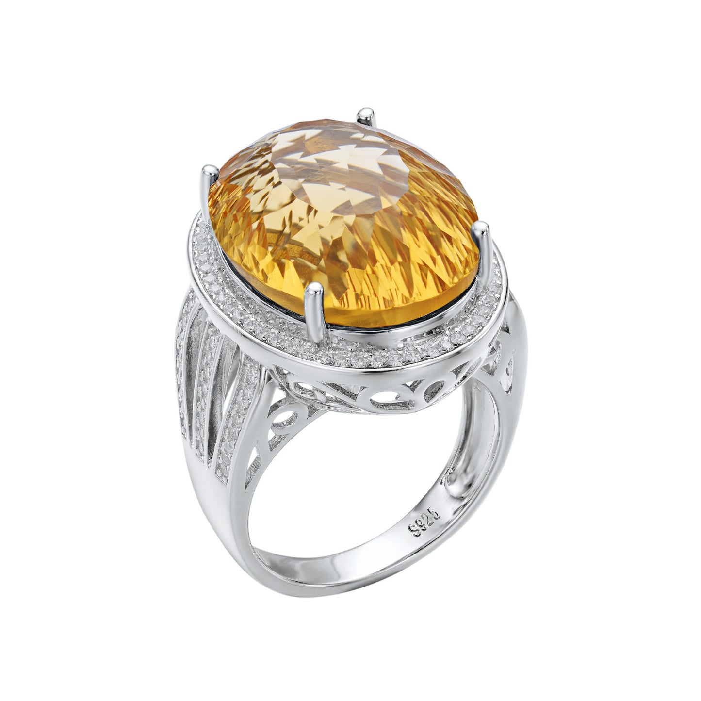 Saravéa Soleil Doré Citrine Ring