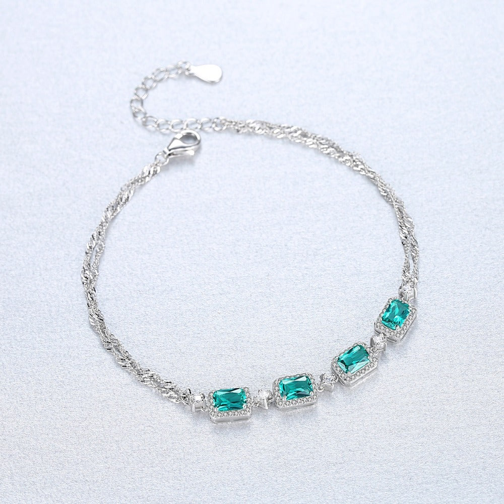 Saravéa Émeraude Brilliance Bracelet