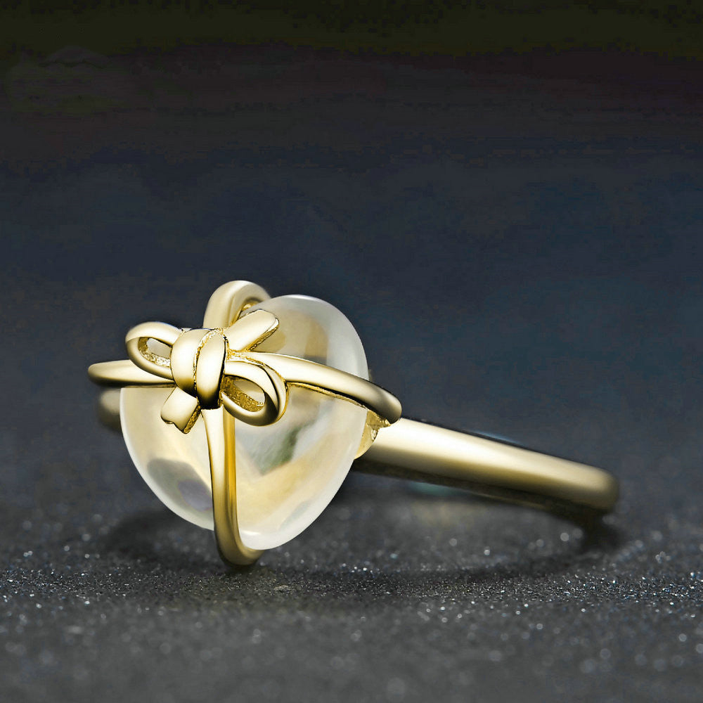 Saravéa Citrine Amour Bow Ring