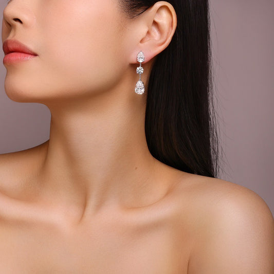 SARAVÉA Luminous Drop Earrings